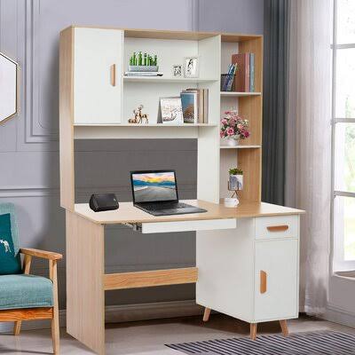 Desk Bookcase Combination Computer Desktop Desk R6142