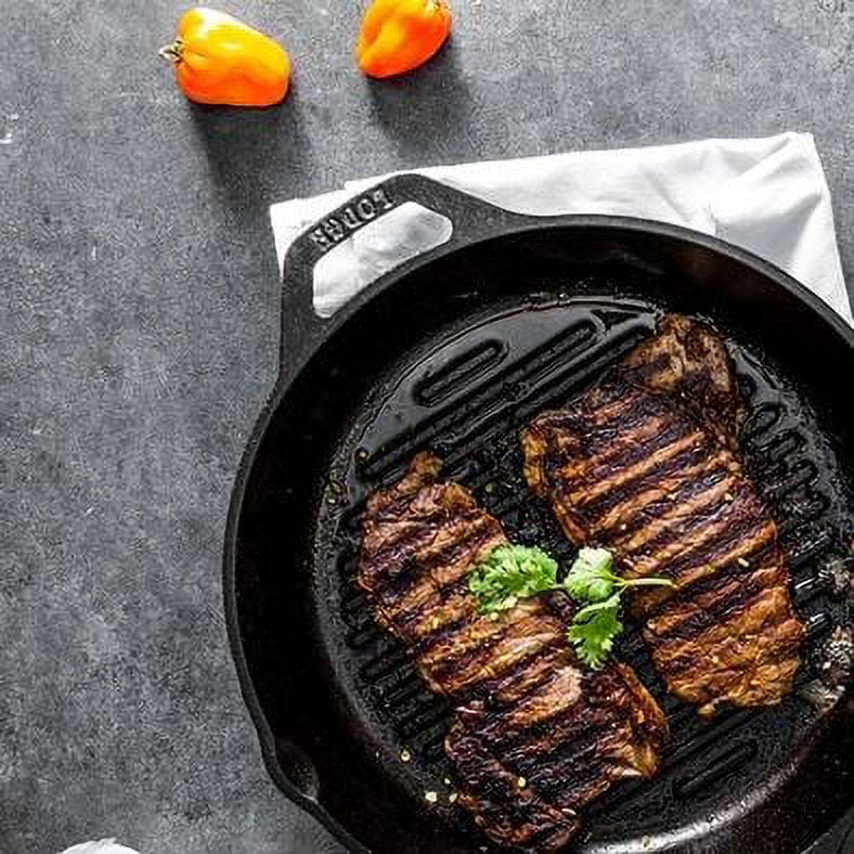 Black Cast Iron Grill Pan I556281