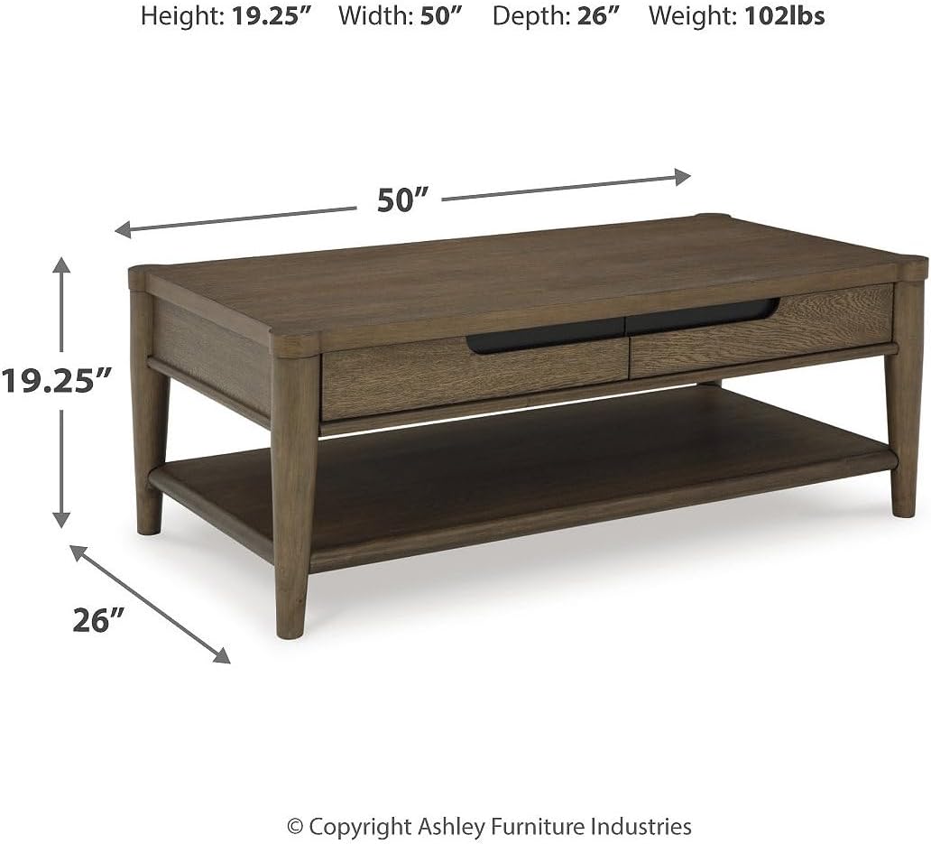Dark Brown Coffee Table G703