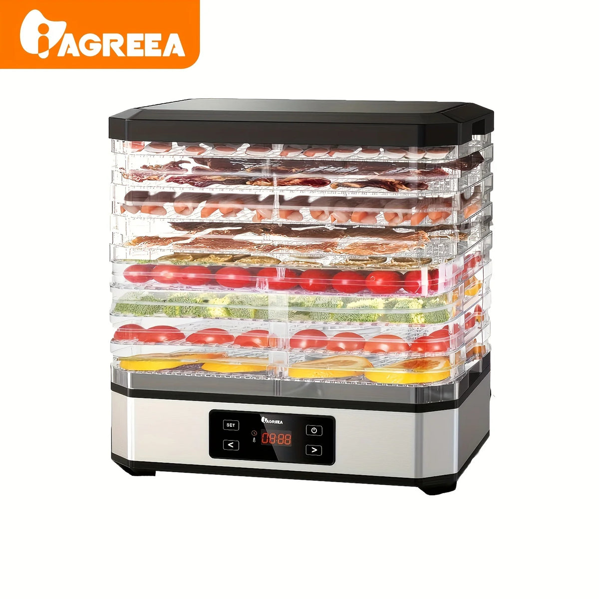 8 Trays Digital Food Dehydrator T753218