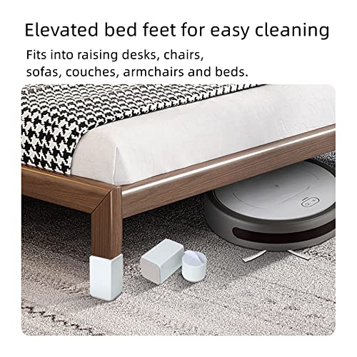 4" Self Adhesive Black Furniture Risers V953