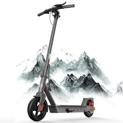 Electric Scooter with 10" Tires, 600W Peak Motor, 22 MPH Speed, 30 Miles Range, Dual Brakes, LCD Display R680222