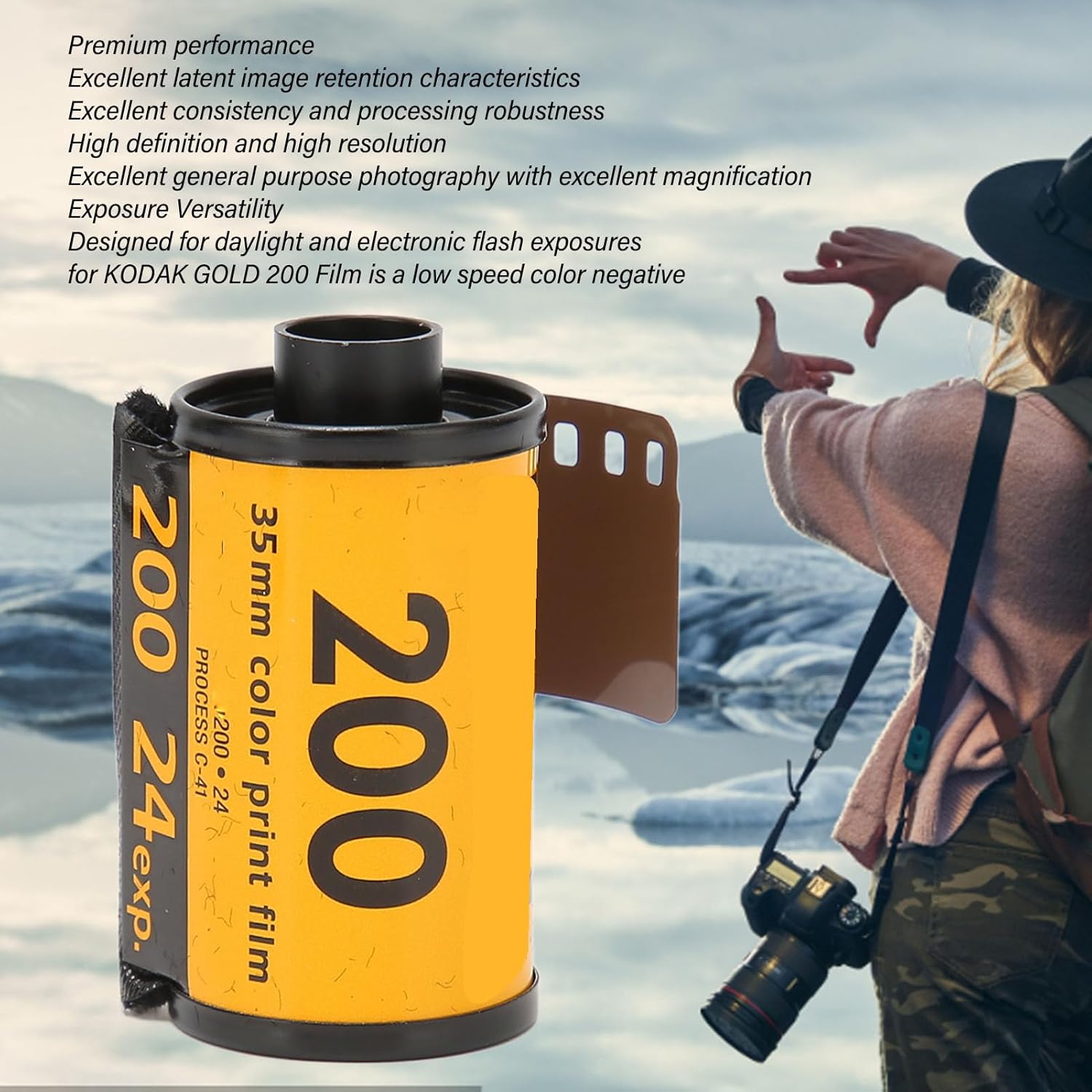 Color Negative Film ISO 200 24 Exposures 35mm Film A744