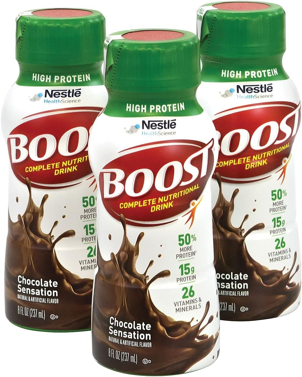 8 OZ High Protein Chocolate Drink, 24 Bottles E91281