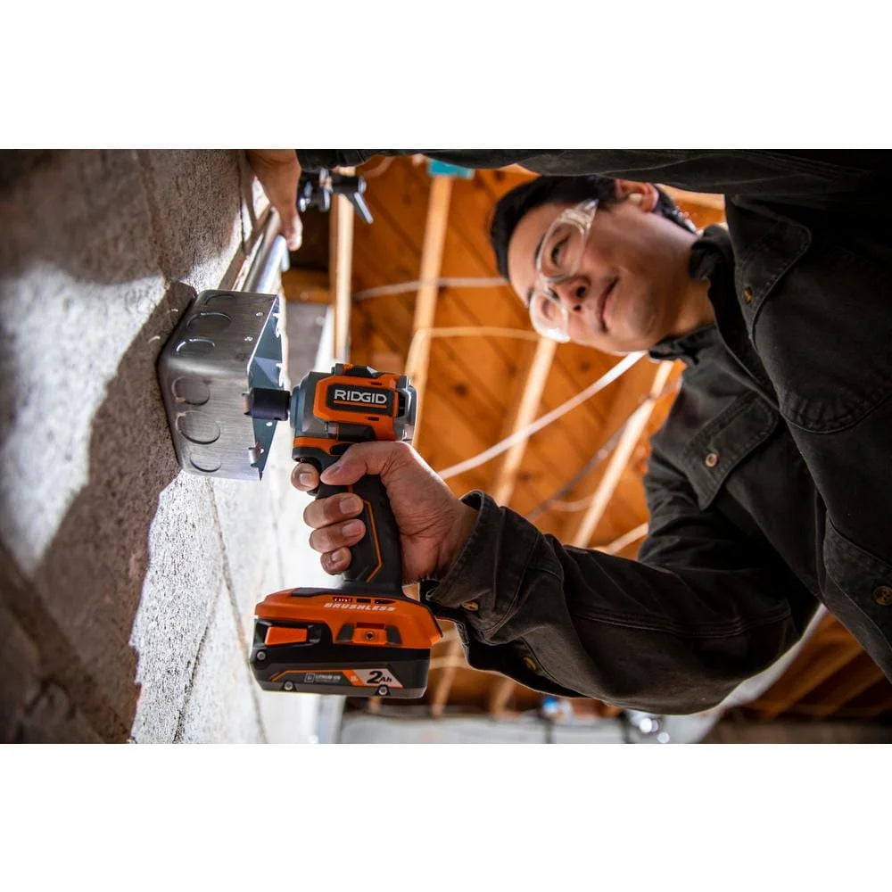 18V SubCompact Brushless Cordless 1/2 in. Impact Wrench Kit with 2.0 Ah Battery U3258