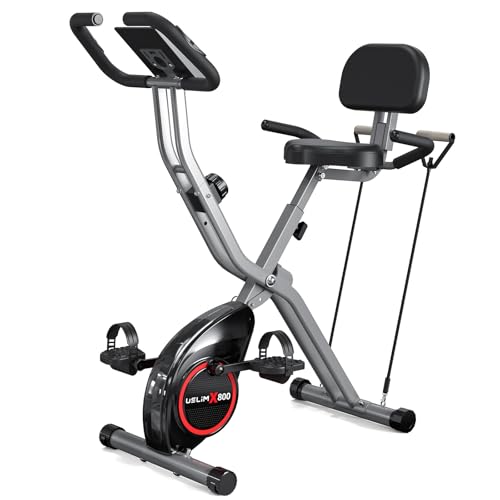 5 IN 1 Foldable Exercise Bike with 16-Level Magnetic Resistance F947
