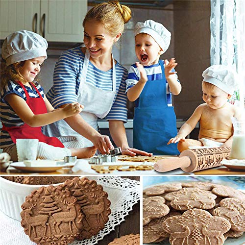 Christmas Wooden Rolling Pins L951543