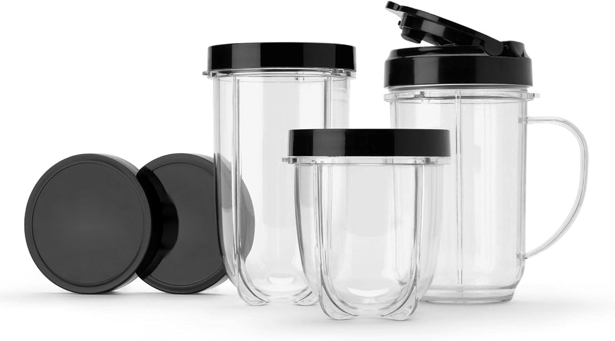 11 Piece Personal Blender Silver Black L374
