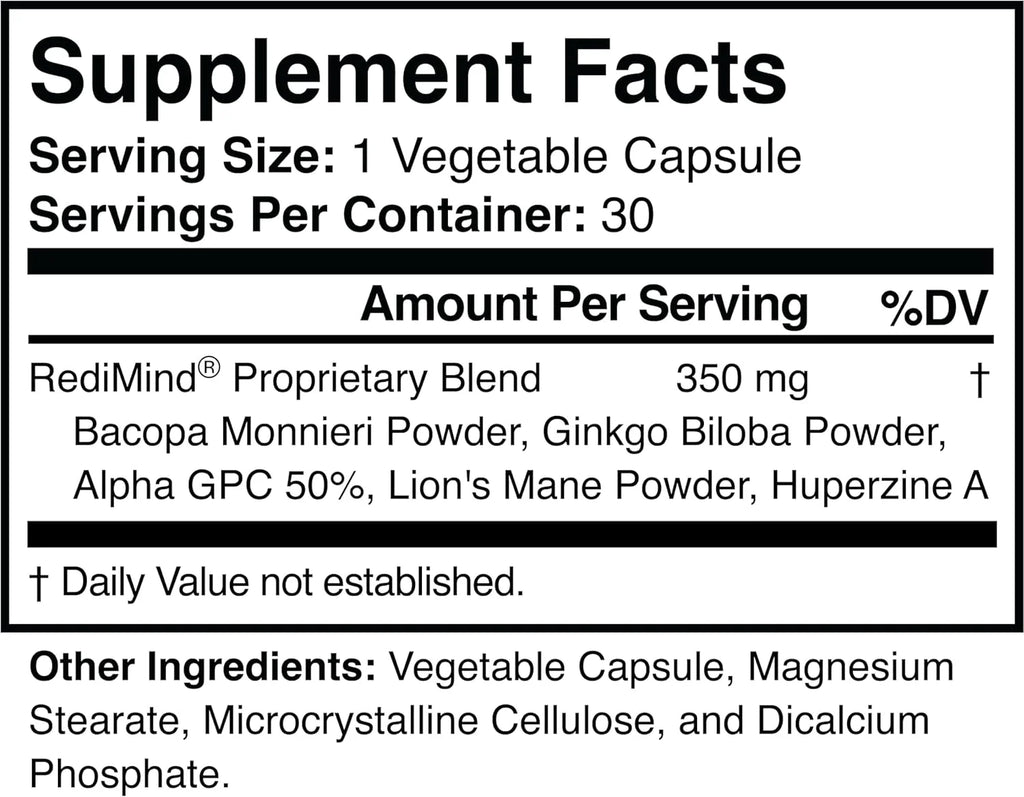 Natural Cognitive Enhancement Supplement F86360