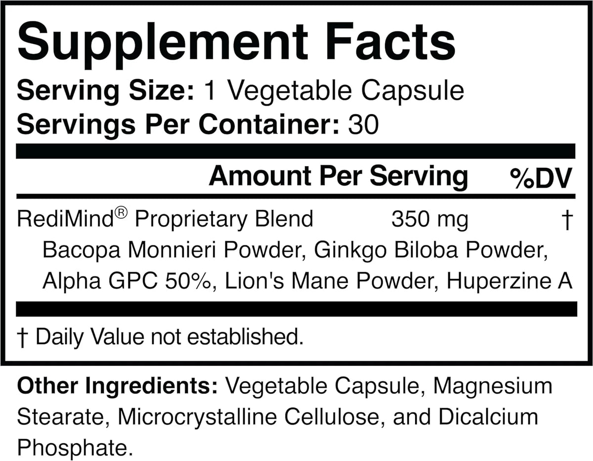 Natural Cognitive Enhancement Supplement F86360