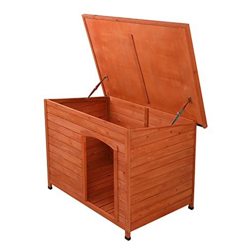 45in Outdoor Wood Dog House C445