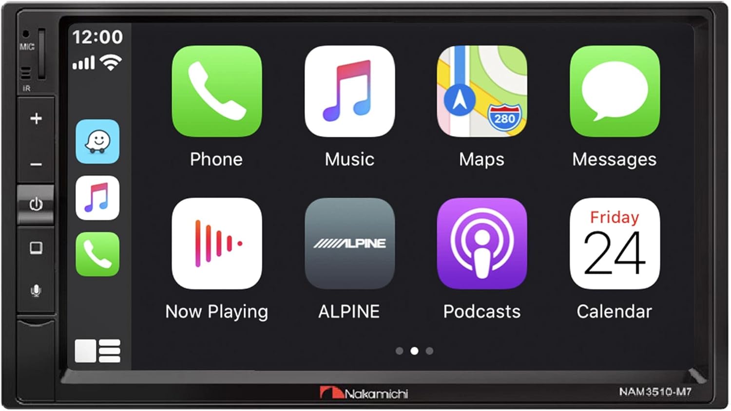 7" Touchscreen Double-DIN Stereo S328