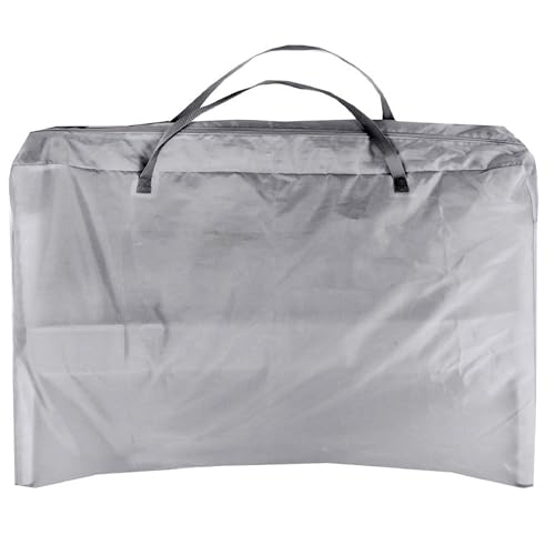 Grey Bedside Crib Bassinet with Travel Bag and Removable Compressed Cotton Mattress Y37864