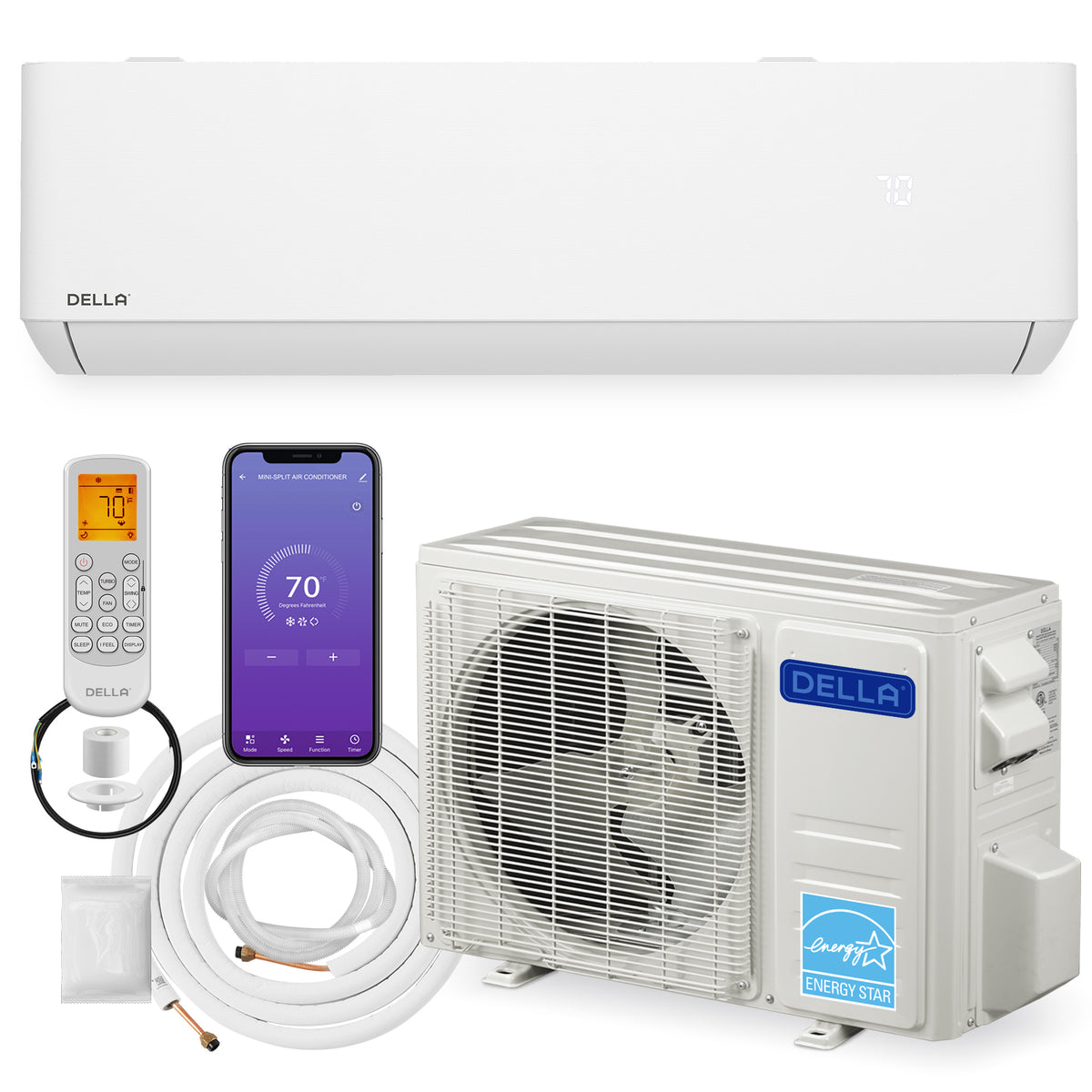 12,000 BTU Mini Split AC with Heat Pump J474898