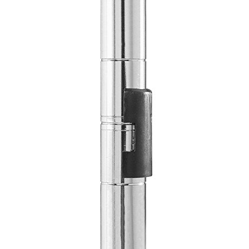 3 Tier Chrome Rolling Utility Cart P252757