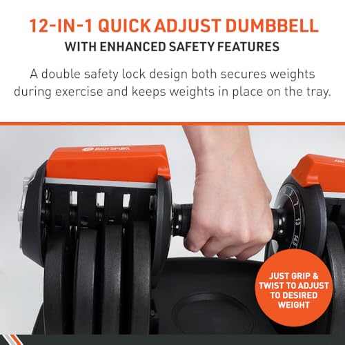 40 Pound Adjustable Dumbbells R652489