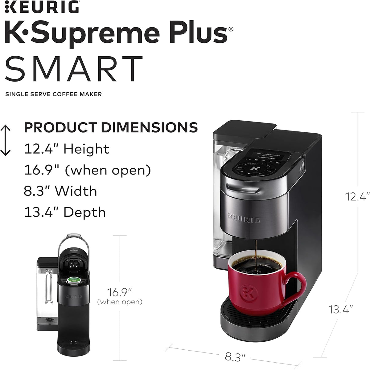 Single Serve Coffee Maker with Milk Frother C57506