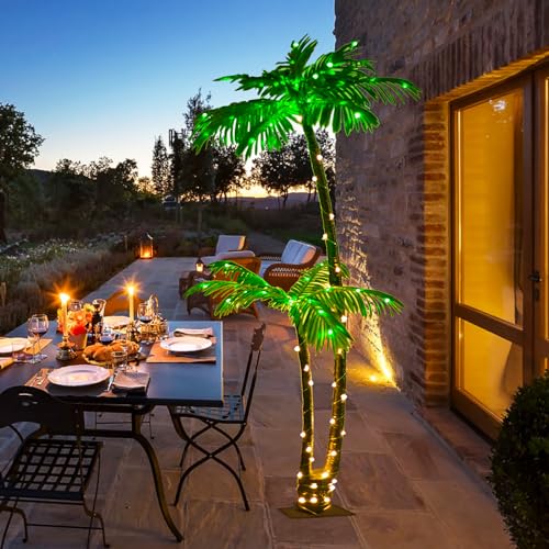 5Ft 121 LED Light Up Artificial Palm Tree Q39133