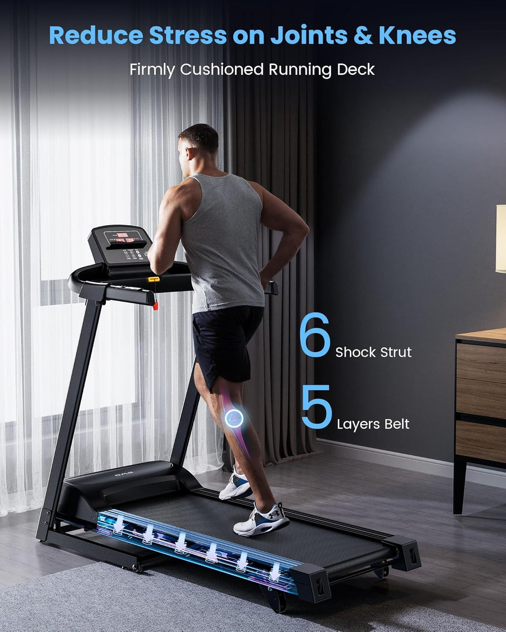 6% Incline Treadmill with Wide Belt, 3.0 hp J291