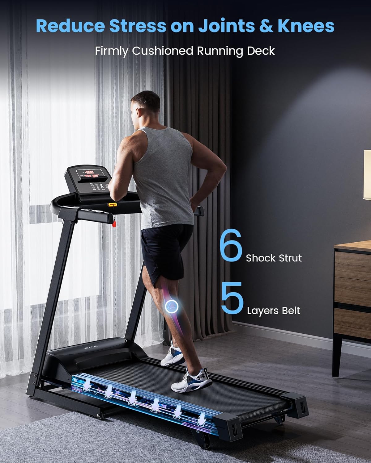 6% Incline Treadmill with Wide Belt, 3.0 hp J291