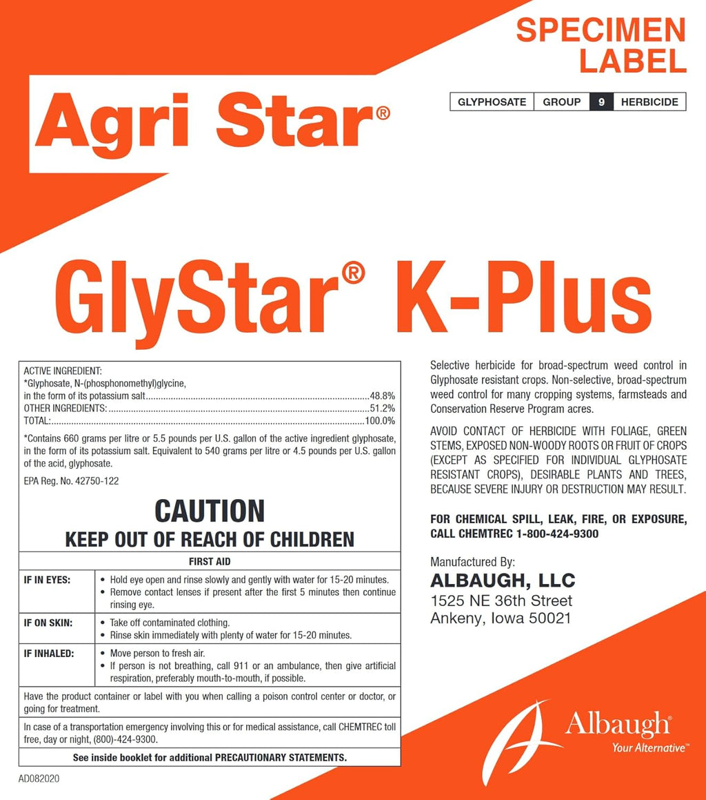 2.5 Gallons Glyphosate Concentrate with Surfactant I2247