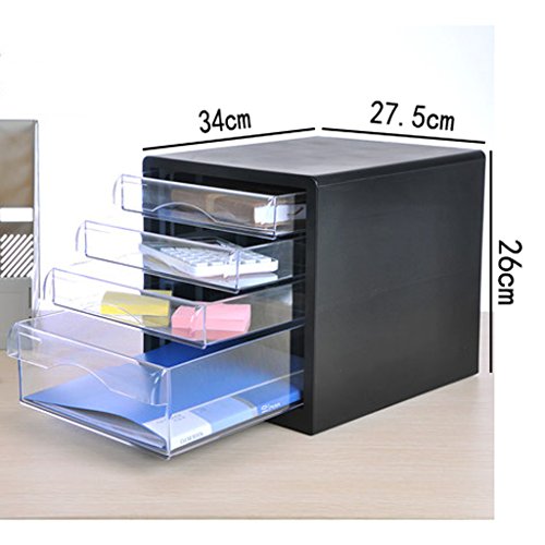 Gray Plastic Desktop File Cabinet W621221