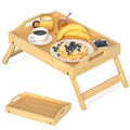 Bamboo Serving Tray with Folding Legs U7818