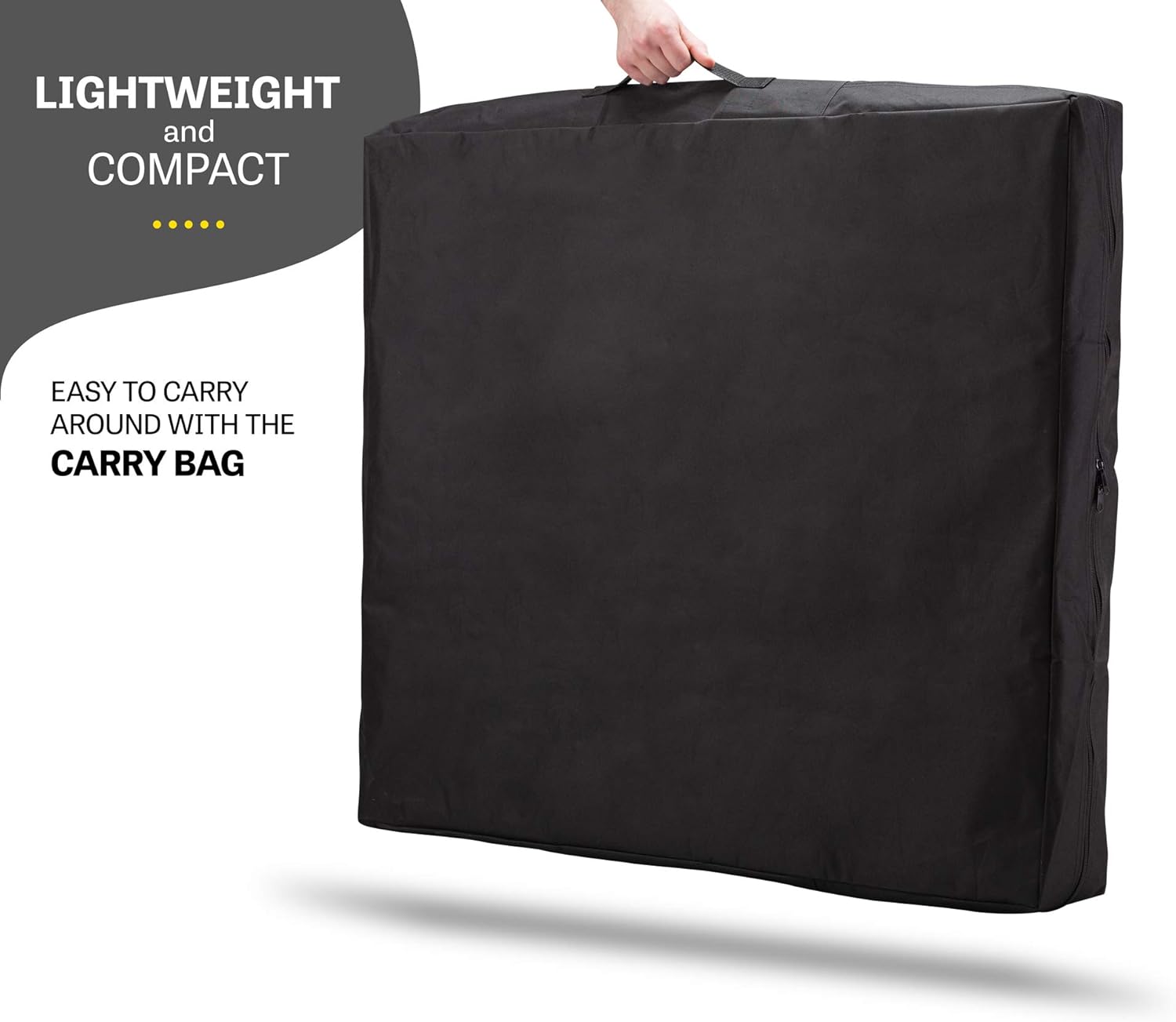 Folding Bed with Memory Foam Mattress and Carry Bag T5346