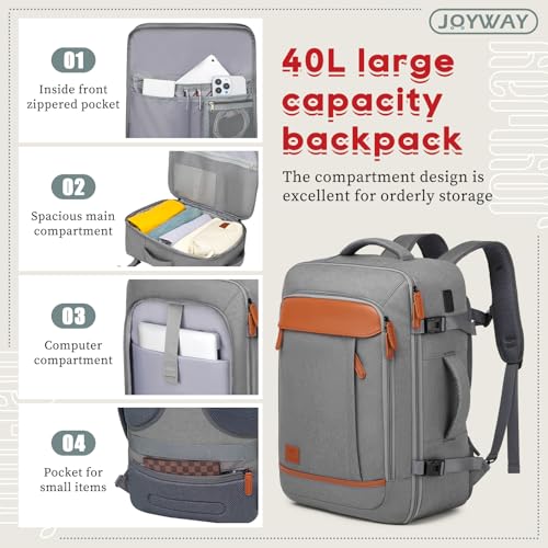Expandable Carry on Luggage Suitcase with Spinner Wheels B21138