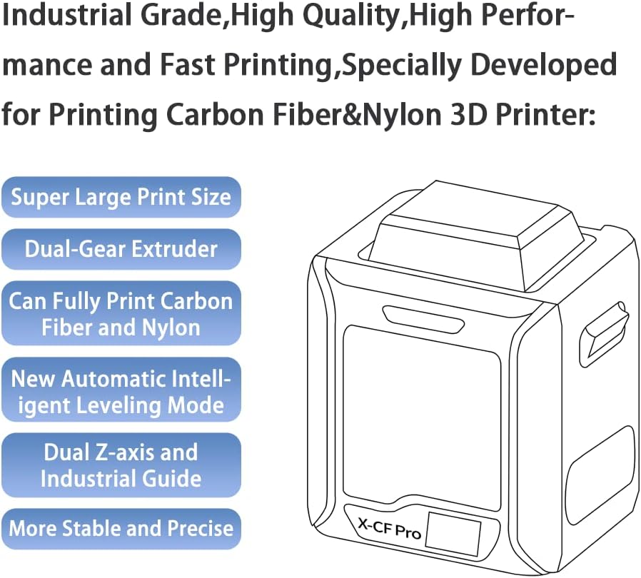 Industrial Grade 3D Printer with Automatic Leveling F307011