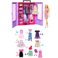 Fashionistas Ultimate Closet with Clothes (3 Outfits) & Fashion Accessories Including 6 Hangers I8719