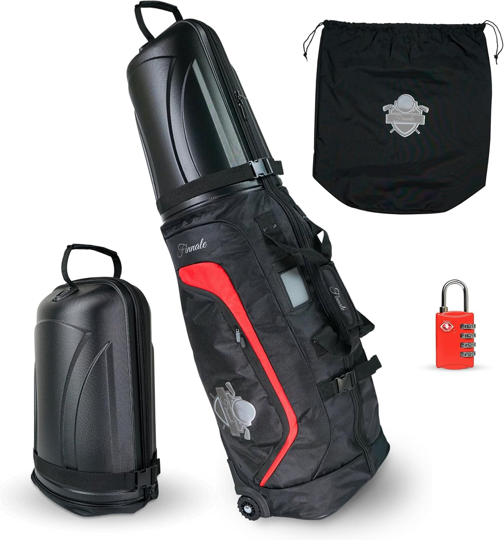 Golf Travel Bag with Hard Case Top and TSA Lock K3952