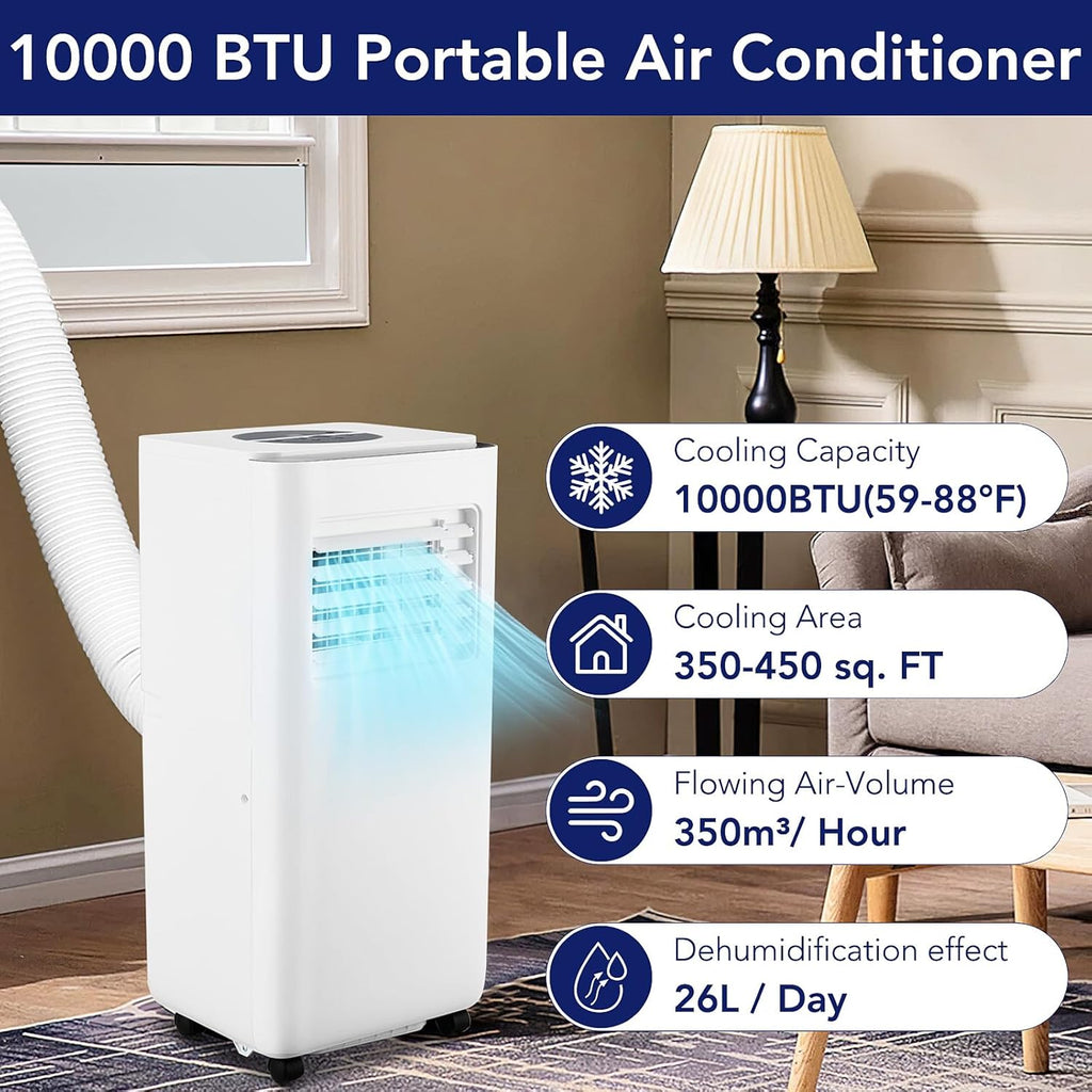 10,000 BTU Portable Air Conditioner with Remote Control G4694