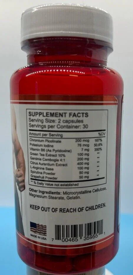 60 Capsules Appetite Support Slimming Capsules T4209